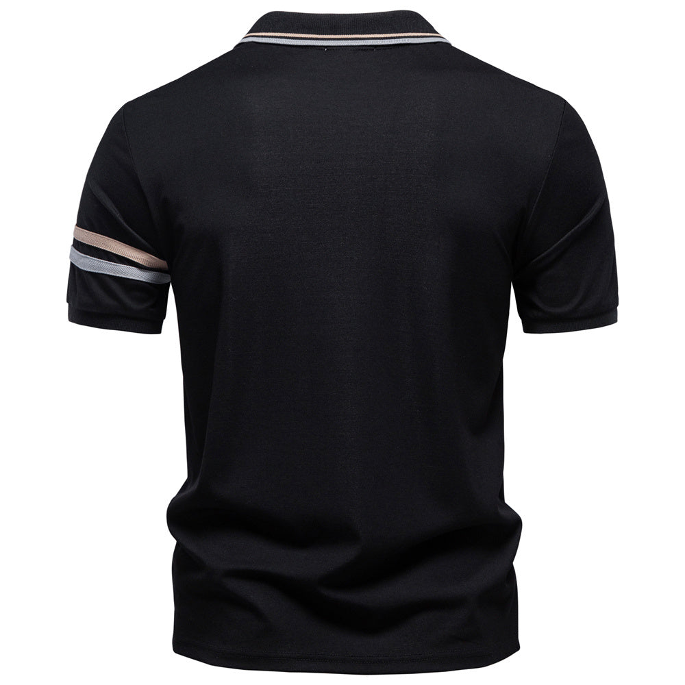 AIOPESON Short Sleeve Polo PL7022 - BundleWear
