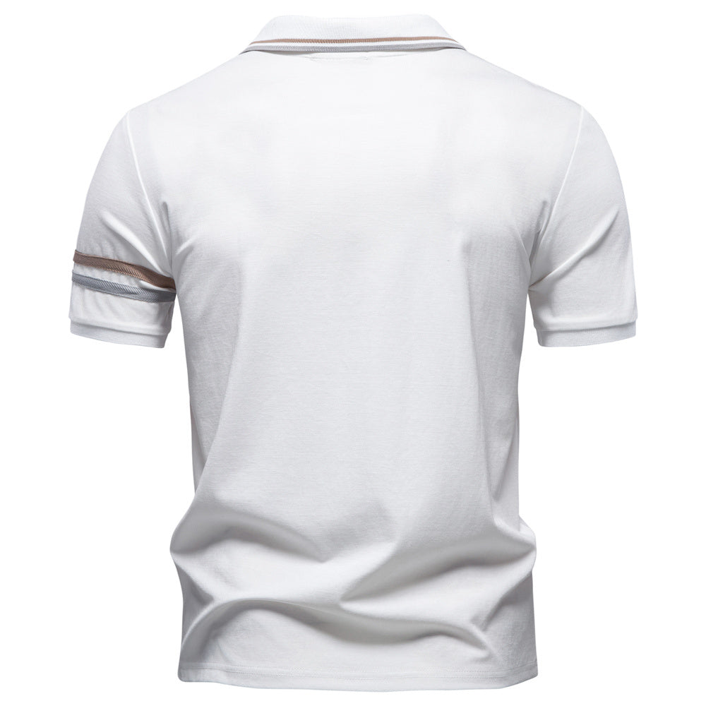AIOPESON Short Sleeve Polo PL7022 - BundleWear