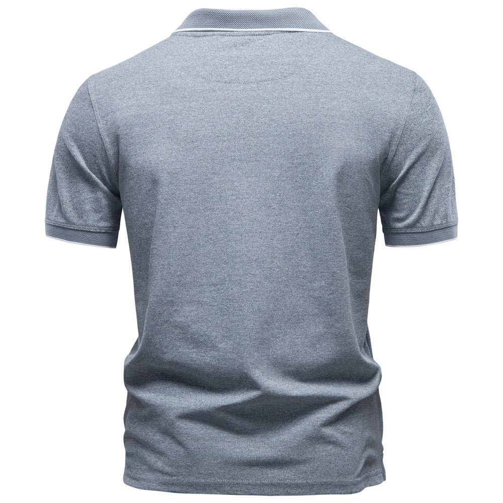 AIOPESON Short Sleeve Polo PL7027 - BundleWear
