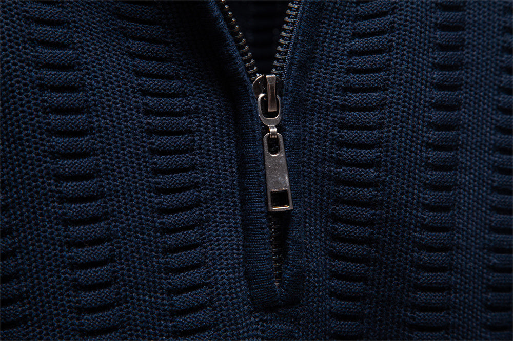 AIOPESON Stand Collar Sweater Y6211 - BundleWear