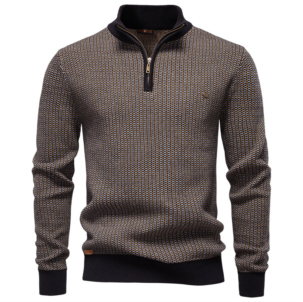 AIOPESON Stand Collar Sweater Y6228  多一个颜色需要删除 - BundleWear