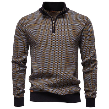 AIOPESON Stand Collar Sweater Y6228  多一个颜色需要删除 - BundleWear