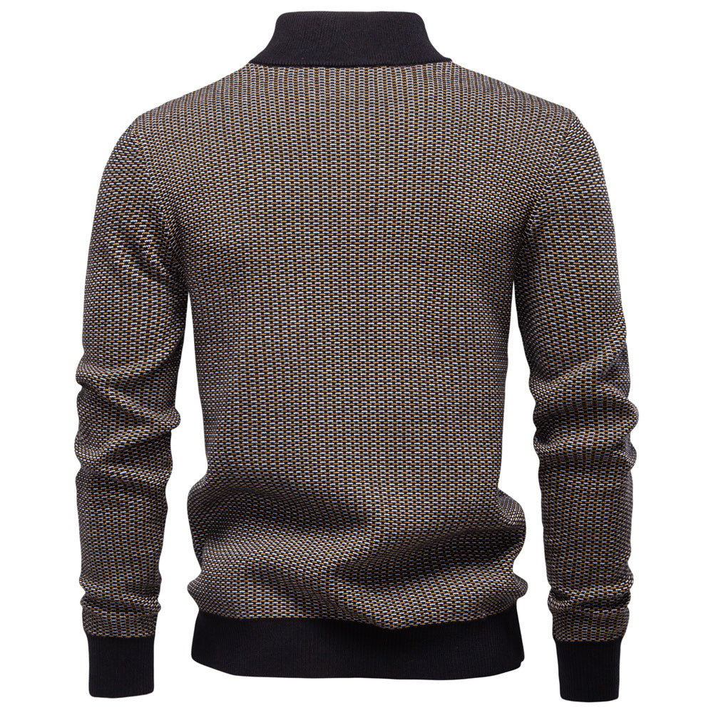 AIOPESON Stand Collar Sweater Y6228  多一个颜色需要删除 - BundleWear