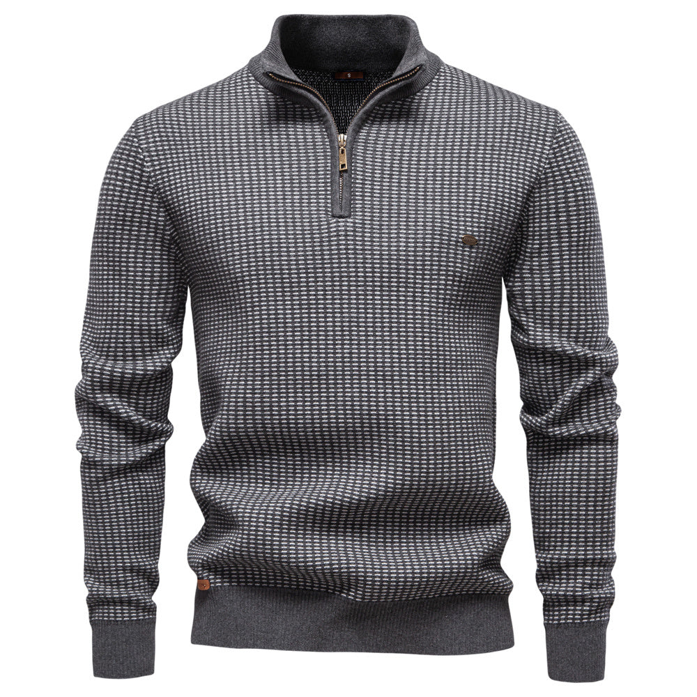 AIOPESON Stand Collar Sweater Y6228  多一个颜色需要删除 - BundleWear