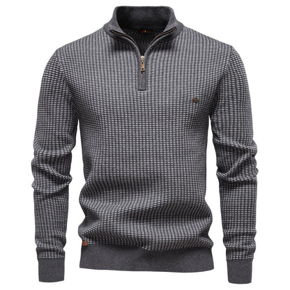 AIOPESON Stand Collar Sweater Y6228  多一个颜色需要删除 - BundleWear