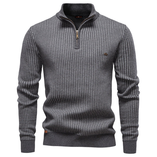 AIOPESON Stand Collar Sweater Y6228  多一个颜色需要删除 - BundleWear
