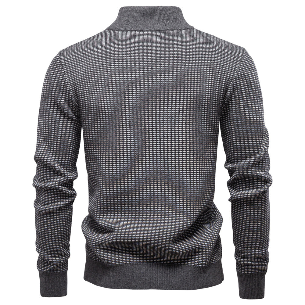 AIOPESON Stand Collar Sweater Y6228  多一个颜色需要删除 - BundleWear