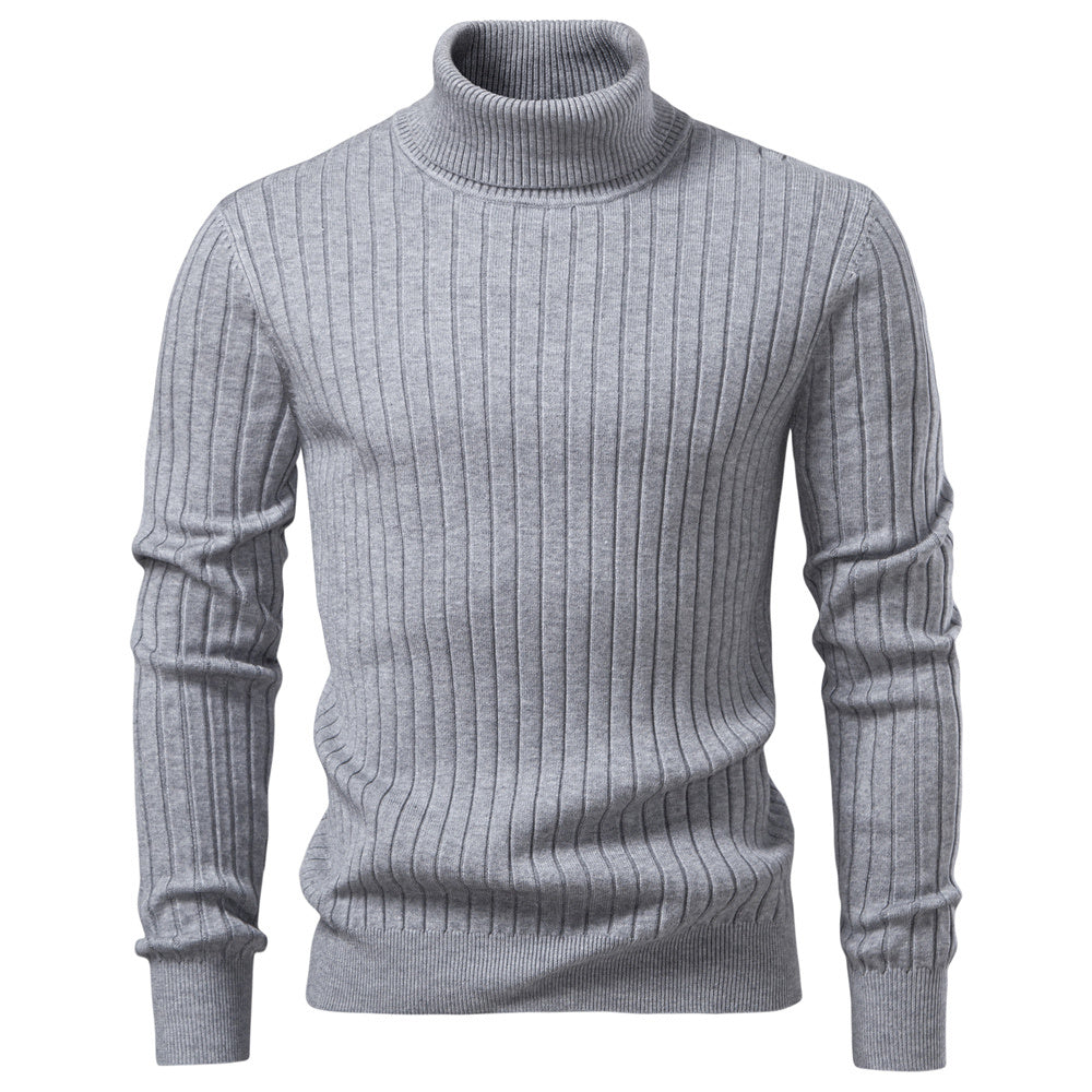 AIOPESON Turtleneck Sweater HIGH003 - BundleWear