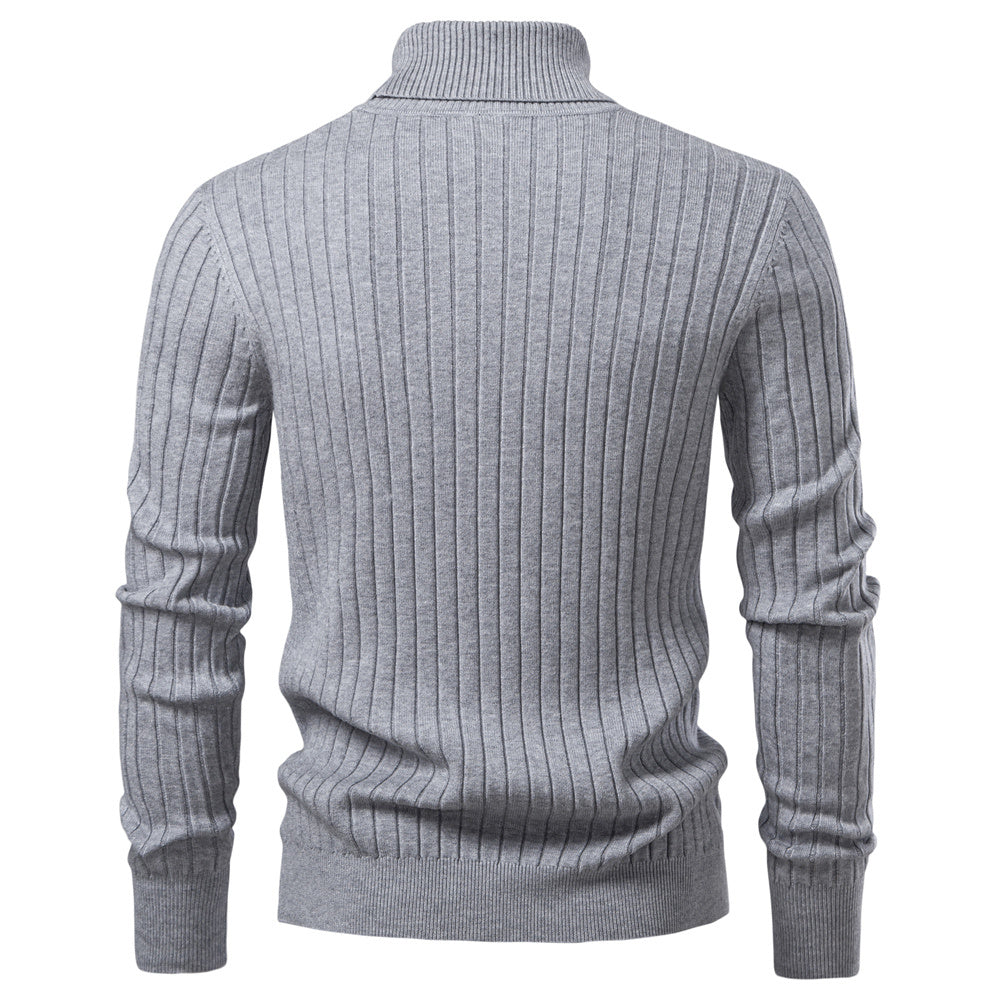 AIOPESON Turtleneck Sweater HIGH003 - BundleWear