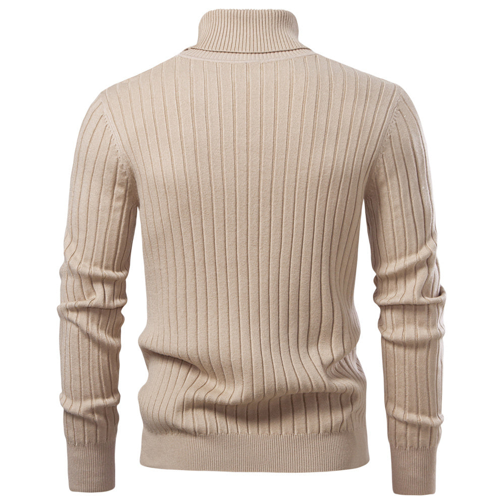 AIOPESON Turtleneck Sweater HIGH003 - BundleWear