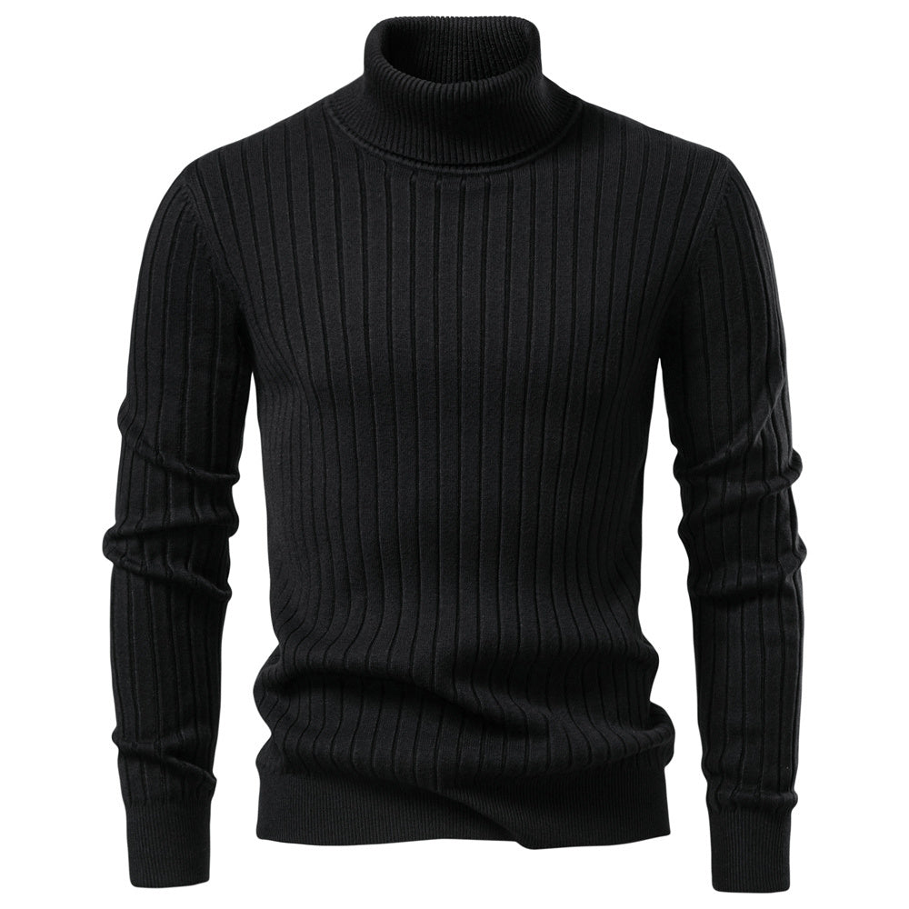 AIOPESON Turtleneck Sweater HIGH003 - BundleWear