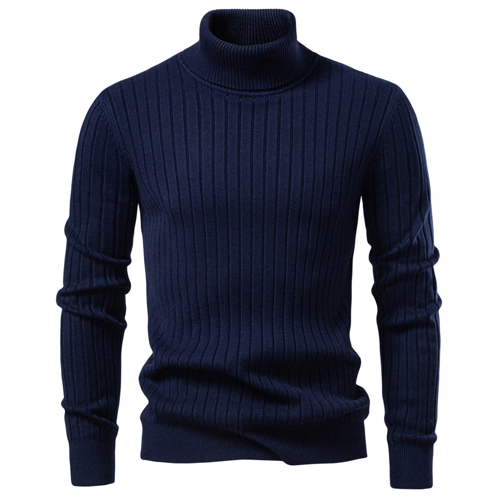 AIOPESON Turtleneck Sweater HIGH003 - BundleWear