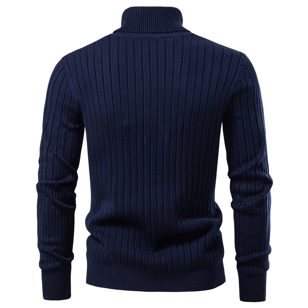 AIOPESON Turtleneck Sweater HIGH003 - BundleWear