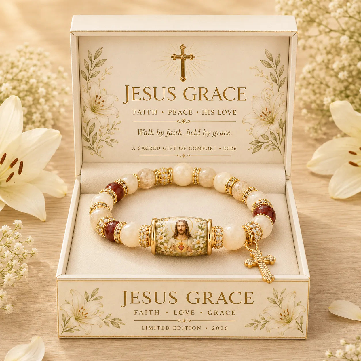 Symbolic Healing Beaded Bracelet - Hummingbird Charm for Hope & Resilience - 2026 Love & Peace Edition