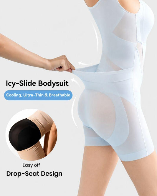 Cooling Tummy Control Shapewear Bodysuit, Butt Lift Body Shaper, Seamless Full Body Slimming Underwear, Waist & Tummy Smoothing Shapewear, Breathable Stretch Sculpting Bodysuit for Everyday Wear, Outfits & Layering