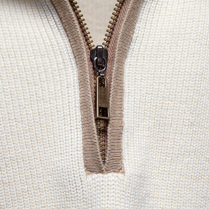 AIOPESON Stand Collar Sweater Y835 - BundleWear