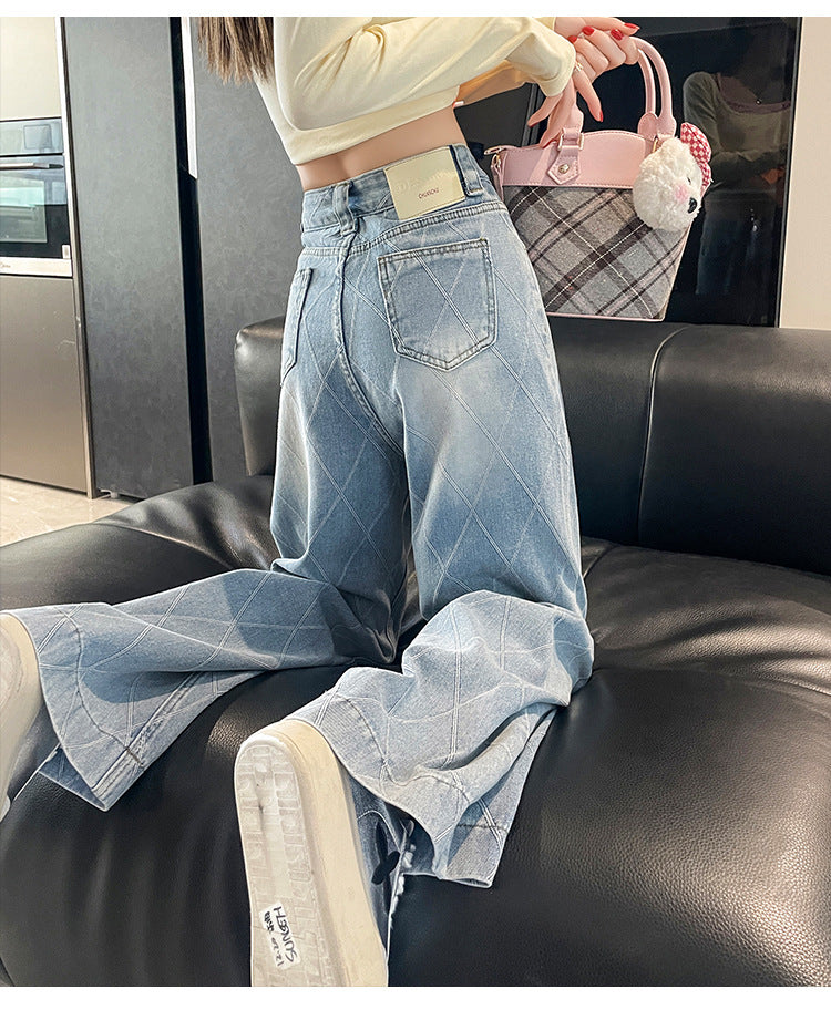 Plaid jeans