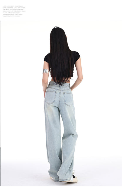 Embroidered diamond jeans