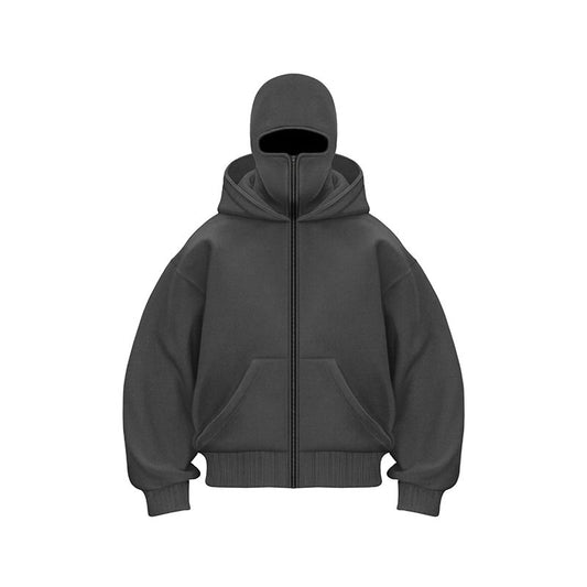 Ninja Mask Double Hood Unique Design Hoodie
