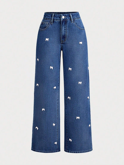 Bow jeans