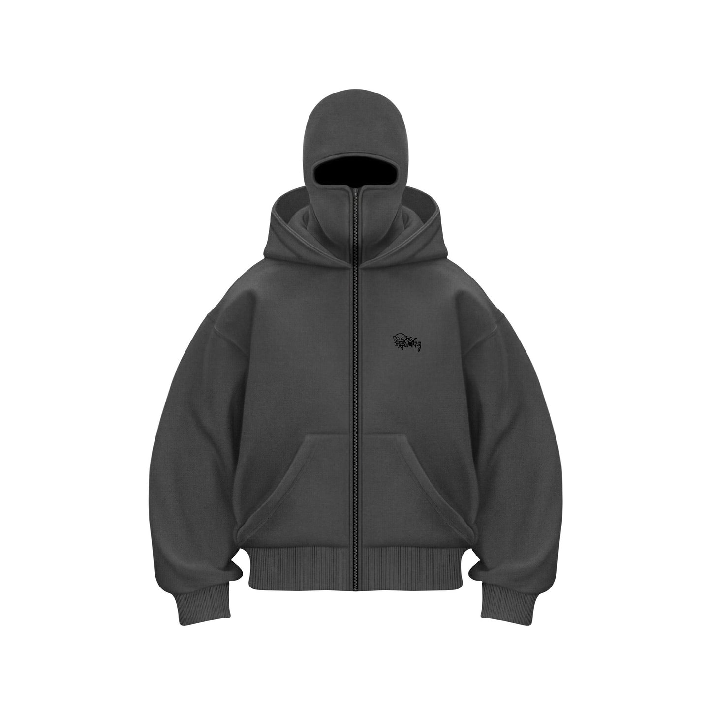 Ninja Mask Double Hood Unique Design Hoodie