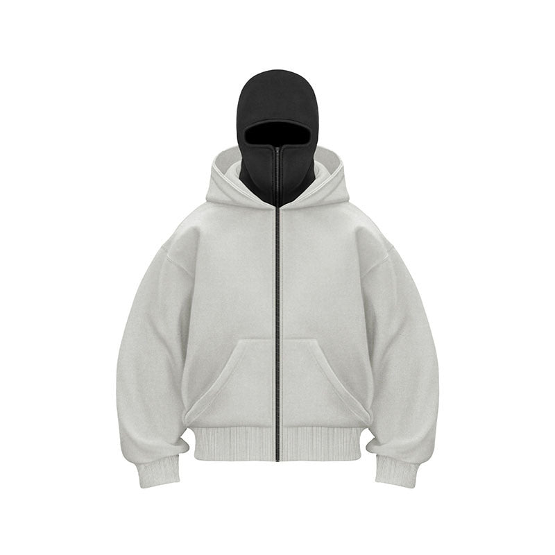 Ninja Mask Double Hood Unique Design Hoodie