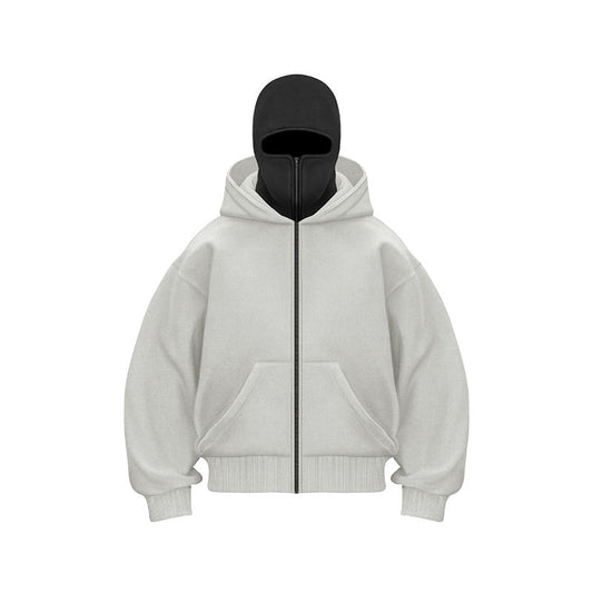 Ninja Mask Double Hood Unique Design Hoodie
