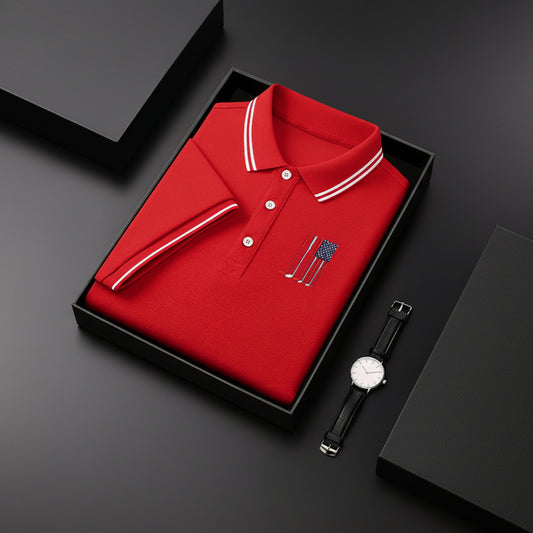 Men's short-sleeved polo shirt ML19 - BundleWear