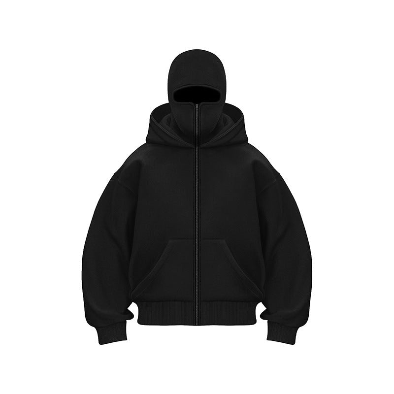 Ninja Mask Double Hood Unique Design Hoodie