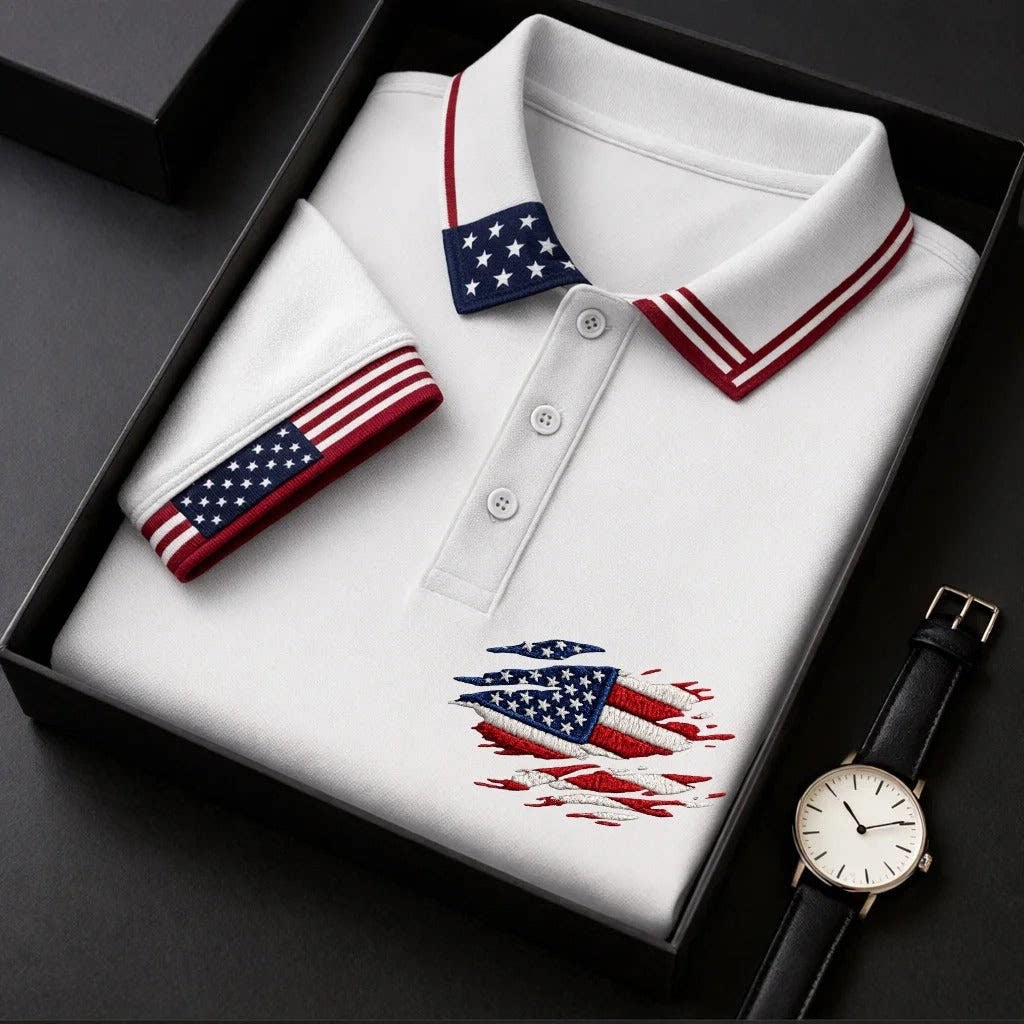 Men's short-sleeved polo shirt ML1225 - BundleWear