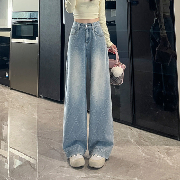 Plaid jeans