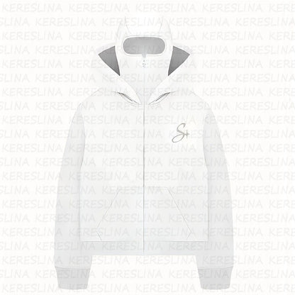 Ninja mask double hooded hooded sweatshirt with unique design