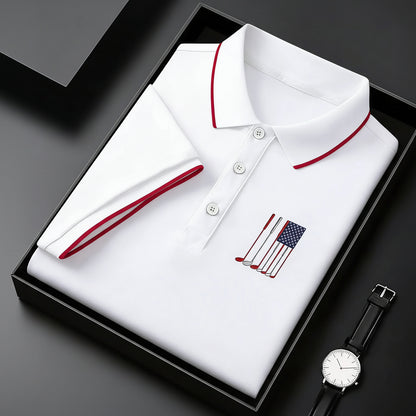 Men's short-sleeved polo shirt ML19 - BundleWear