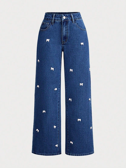 Bow jeans