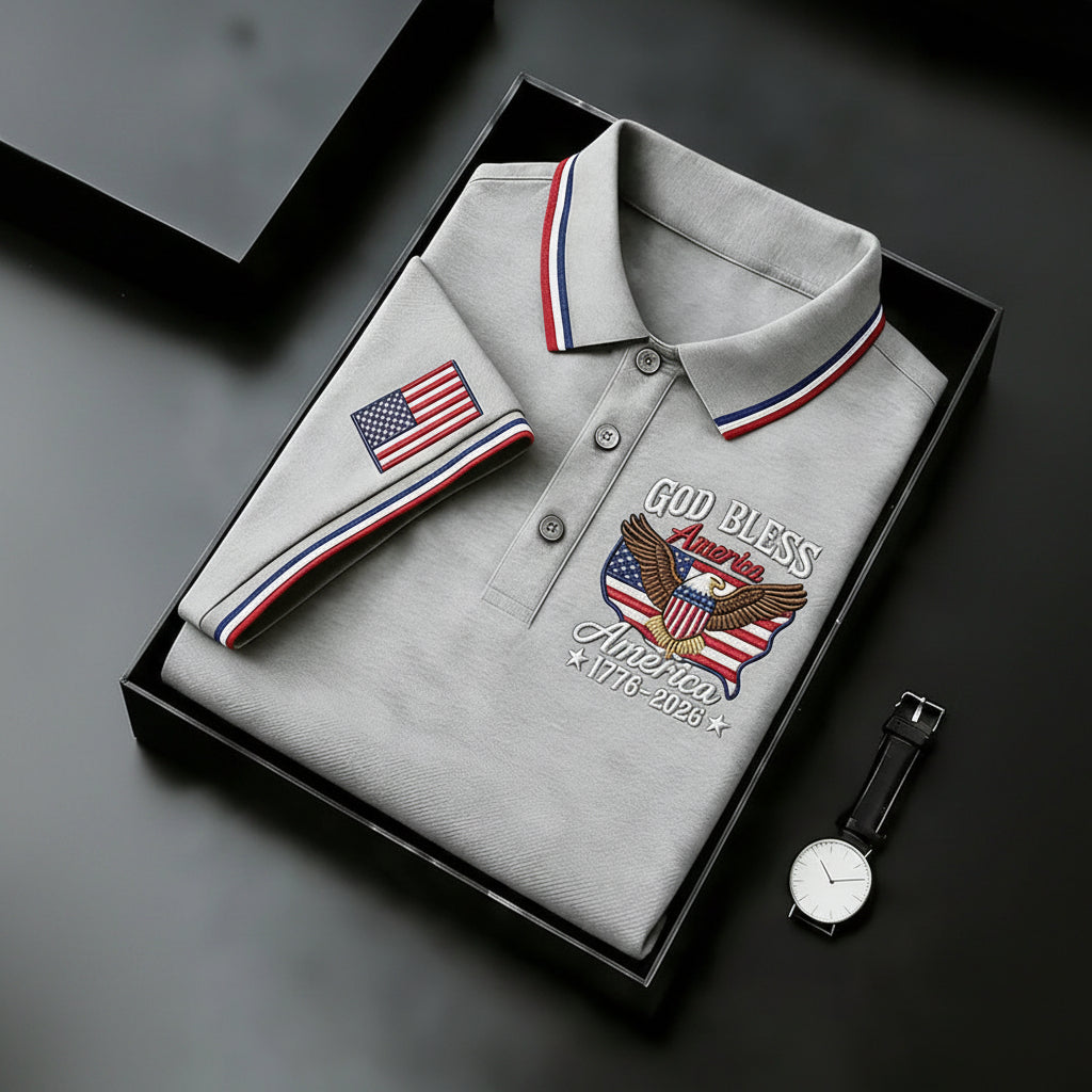 Men's short-sleeved polo shirt ML22 - BundleWear