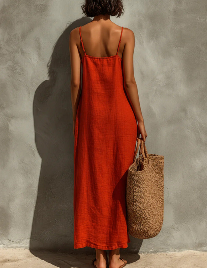 Boho Resort Cotton Dress