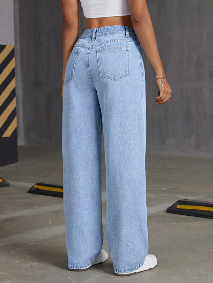 Rhinestone Butterfly Jeans