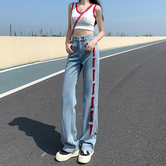 Embroidered jeans