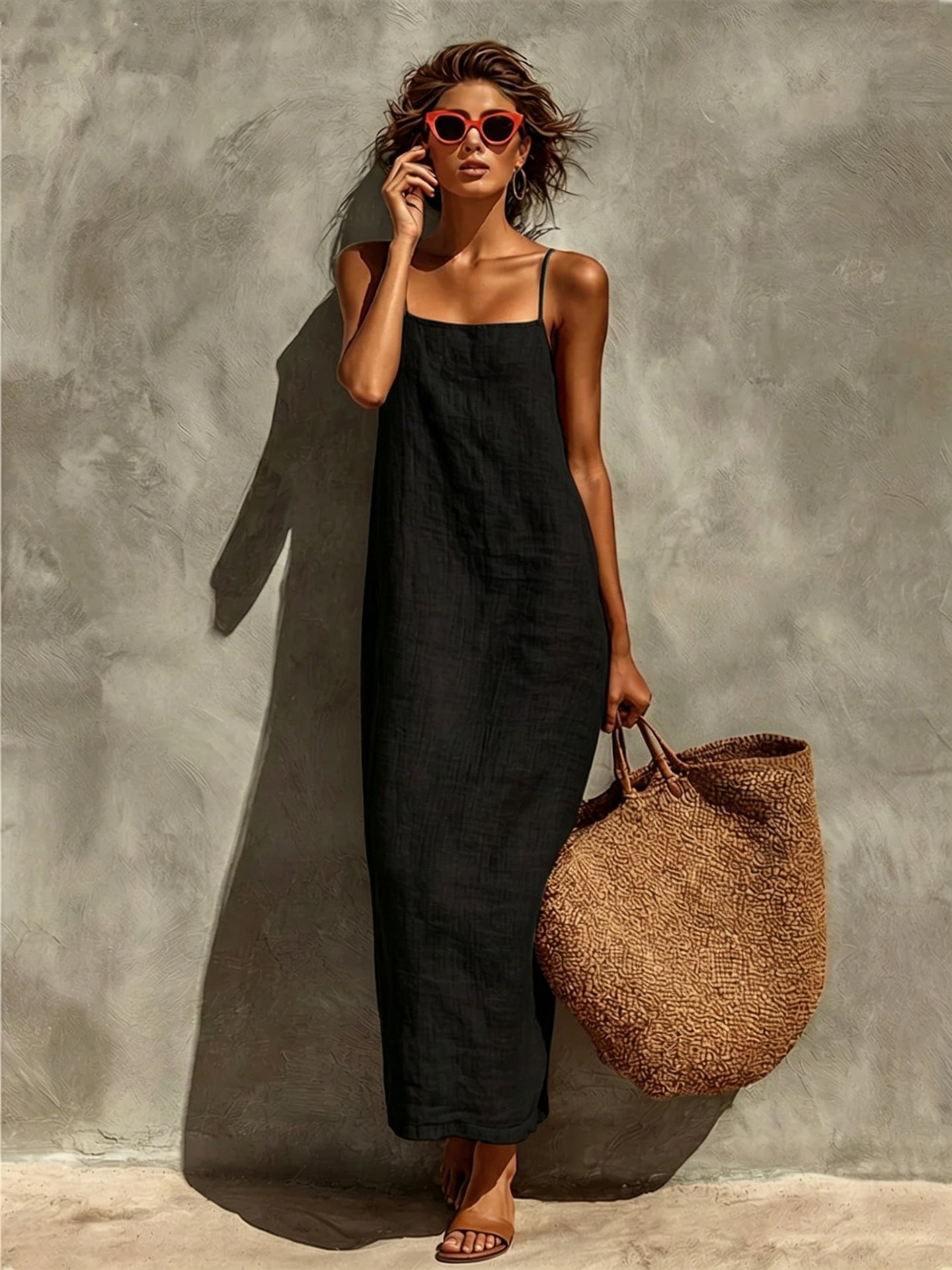 Boho Resort Cotton Dress