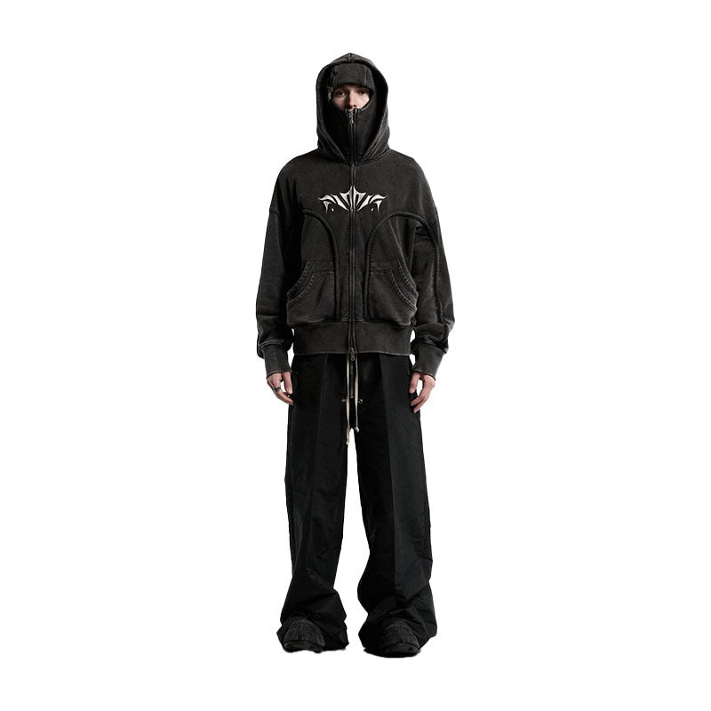 Ninja Mask Double Hood Unique Design Hoodie