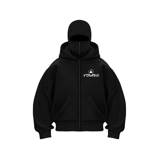 Ninja mask double hooded unique design hooded sweatshirt