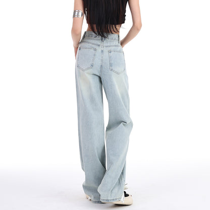 Embroidered diamond jeans