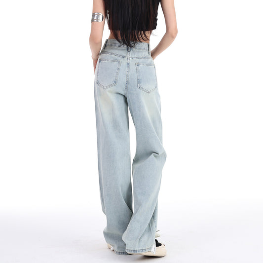 Embroidered diamond jeans
