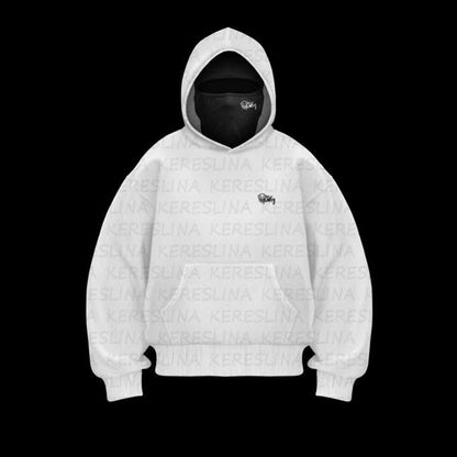 Ninja mask double hooded unique design hooded sweatshirt