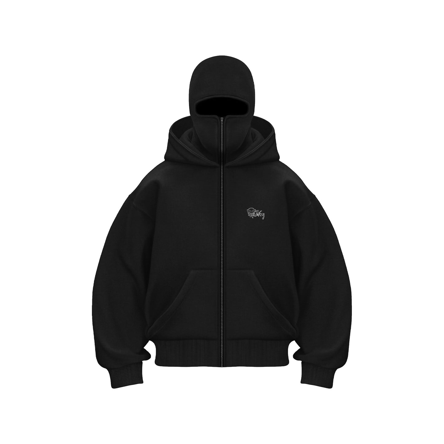 Ninja Mask Double Hood Unique Design Hoodie