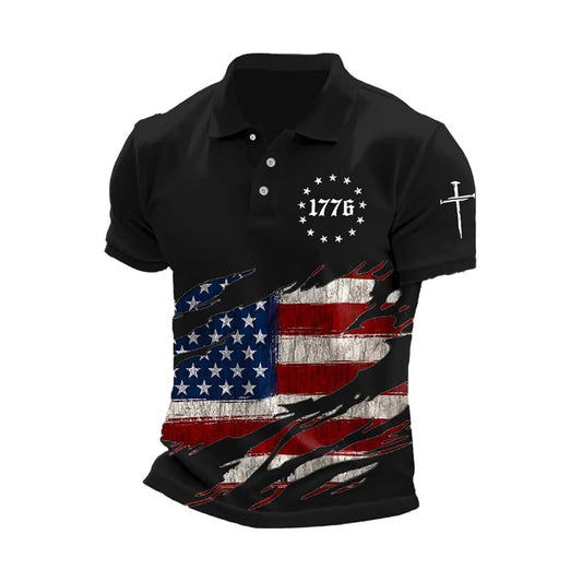 USA 250th Men's short-sleeved polo shirt ML2250