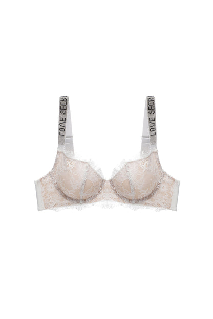 White Love Secret Lace-lined Bra Lingerie