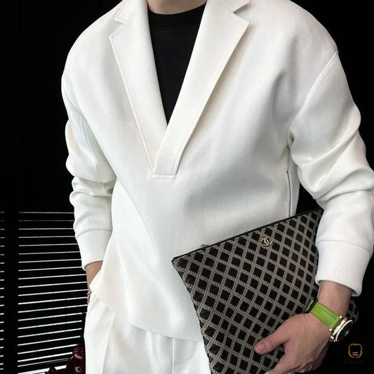 Style Meets Comfort — V-Neck Lounge Set for Every Moment
