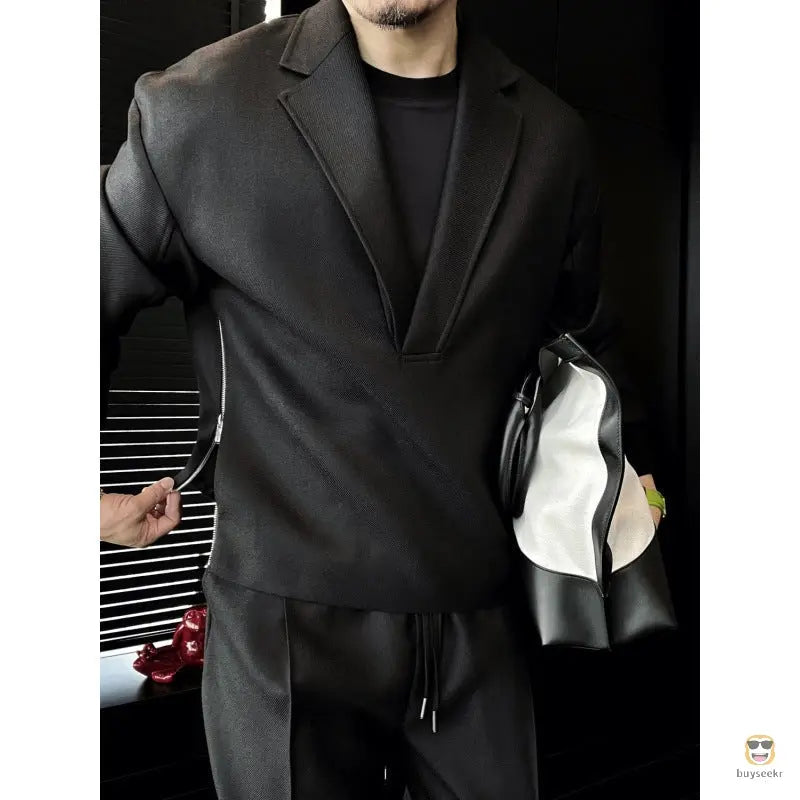 Style Meets Comfort — V-Neck Lounge Set for Every Moment
