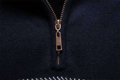 AIOPESON Stand Collar Sweater Y6224 - BundleWear